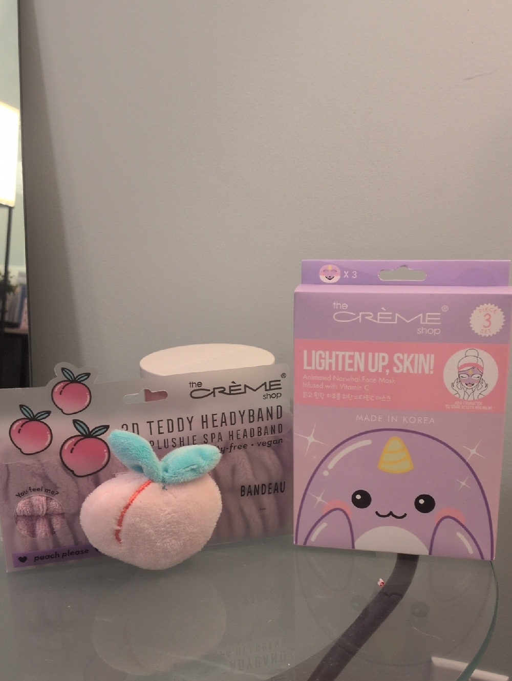 The Creme Shop Lighten Up Skin! Face Masks With A Teddy Headband